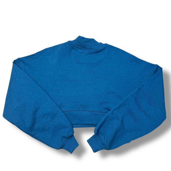 Gymshark Training Oversized Sweatshirt Women Size Small Cropped Logo Athletic - Picture 5 of 7